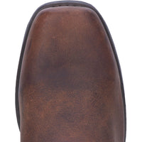 Dingo Men's Dean Leather Harness Boot in Dark Brown