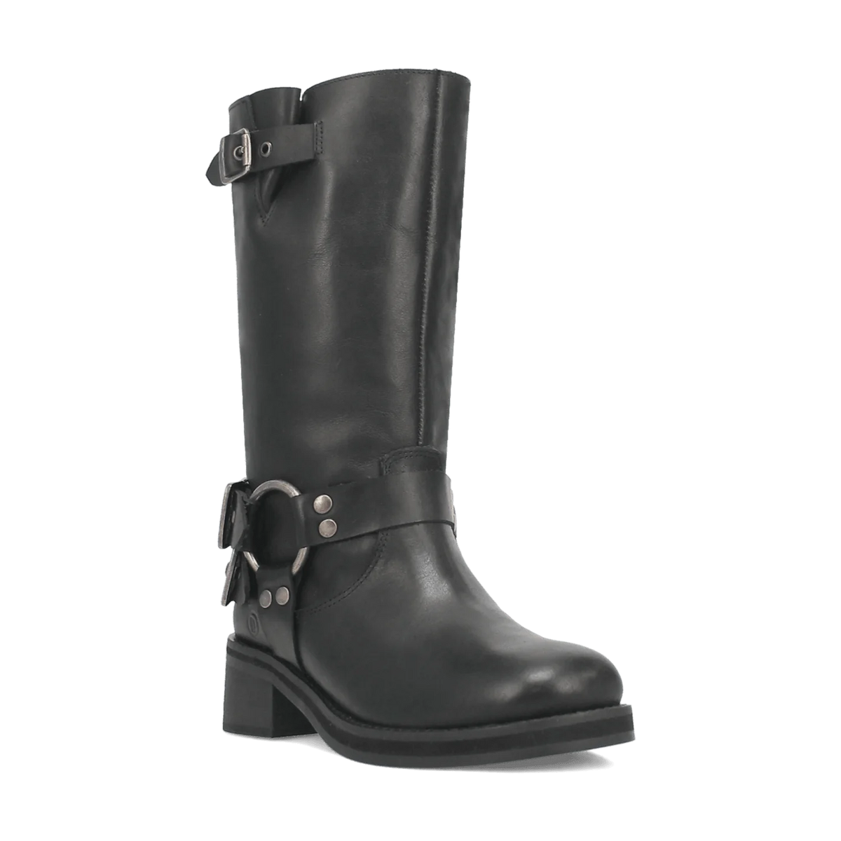 Dingo Women's Harlee Leather Boot in Black