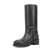 Dingo Women's Harlee Leather Boot in Black