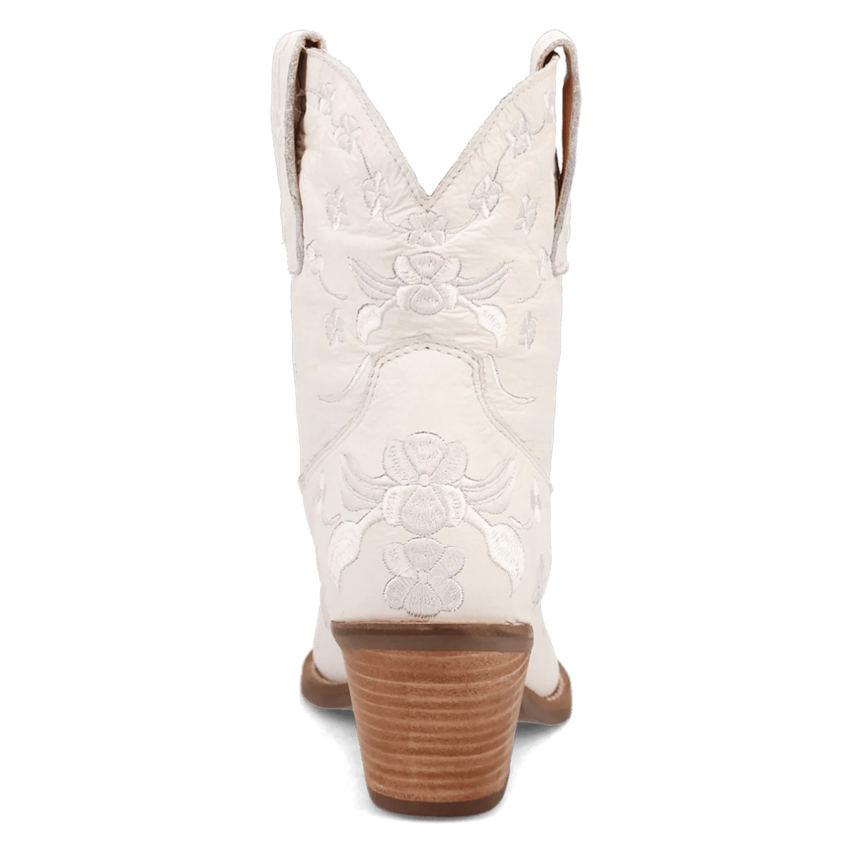 Dingo Women's Sweetheart Leather Bootie in White