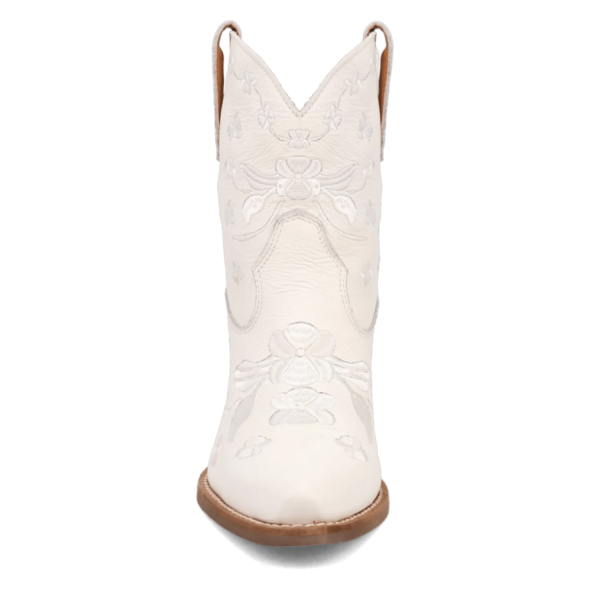 Dingo Women's Sweetheart Leather Bootie in White