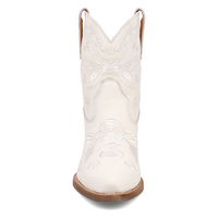 Dingo Women's Sweetheart Leather Bootie in White