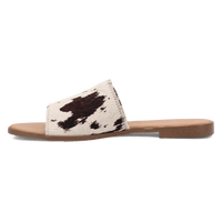 Dingo Women's Tabby Sandal in Cow Print