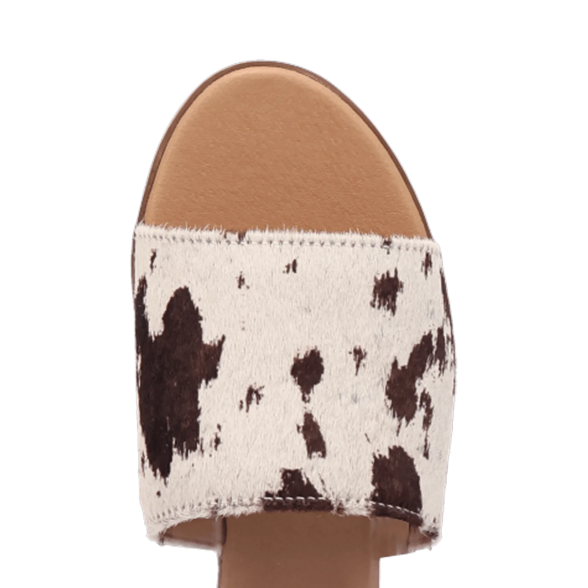 Dingo Women's Tabby Sandal in Cow Print