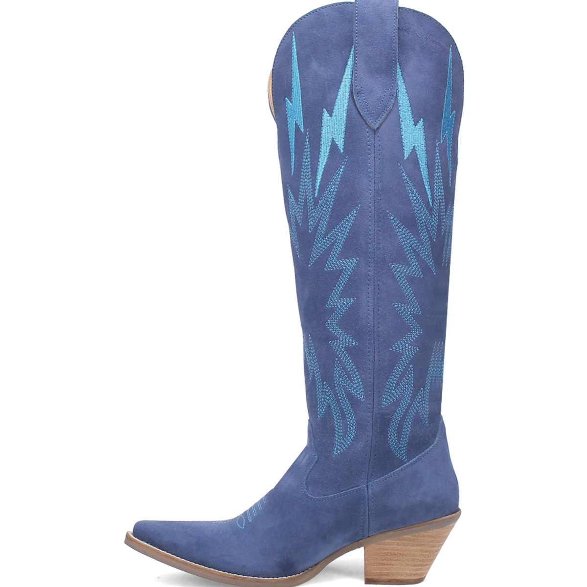 Dingo Women's Thunder Road Suede Boot in Blue