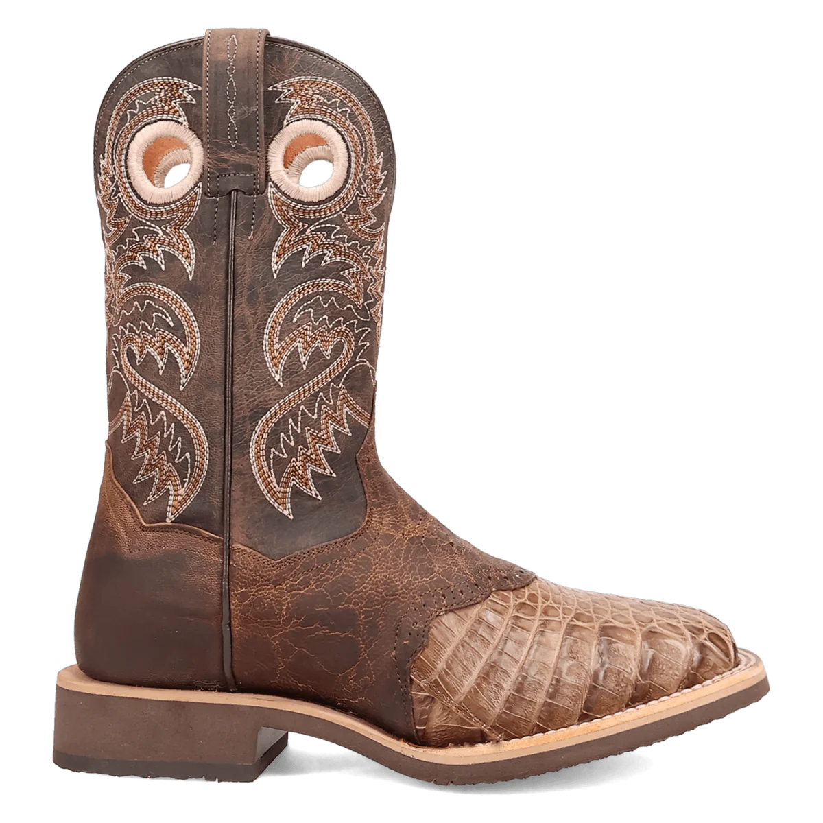 Dan Post Men's Egan Caiman Western Boot in Bay Apache