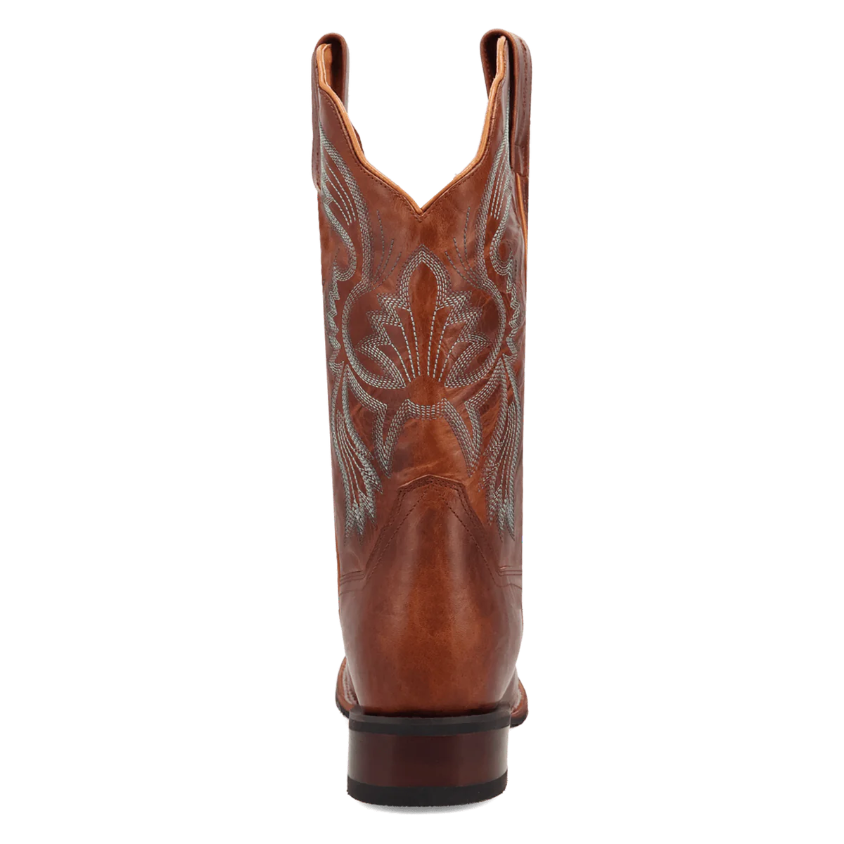 Dan Post Women's Lizzie Square Toe Boot in Brandy Brown