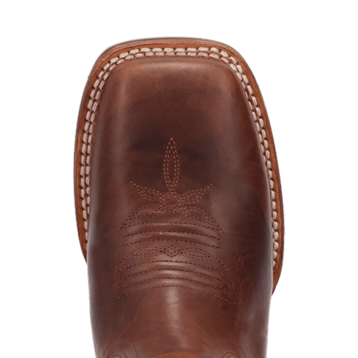 Dan Post Women's Lizzie Square Toe Boot in Brandy Brown