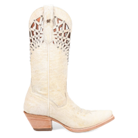 Dan Post Women's Miley Leather Boot in Bone