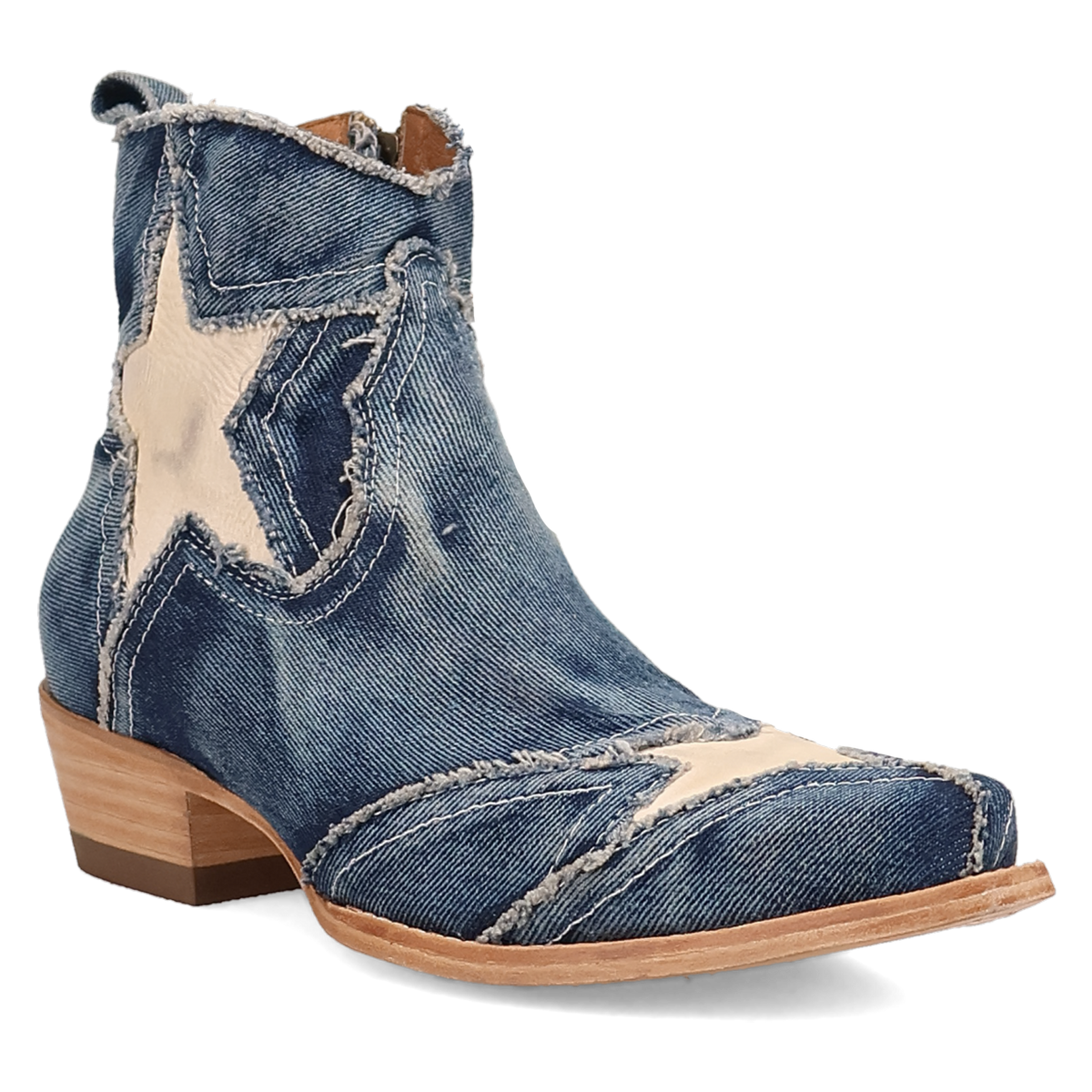 Dan Post Women's Stardust Denim Bootie in Blue
