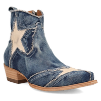Dan Post Women's Stardust Denim Bootie in Blue