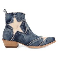 Dan Post Women's Stardust Denim Bootie in Blue