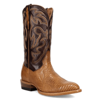 Dan Post Men's Spurline Teju Lizard Boot in Honey