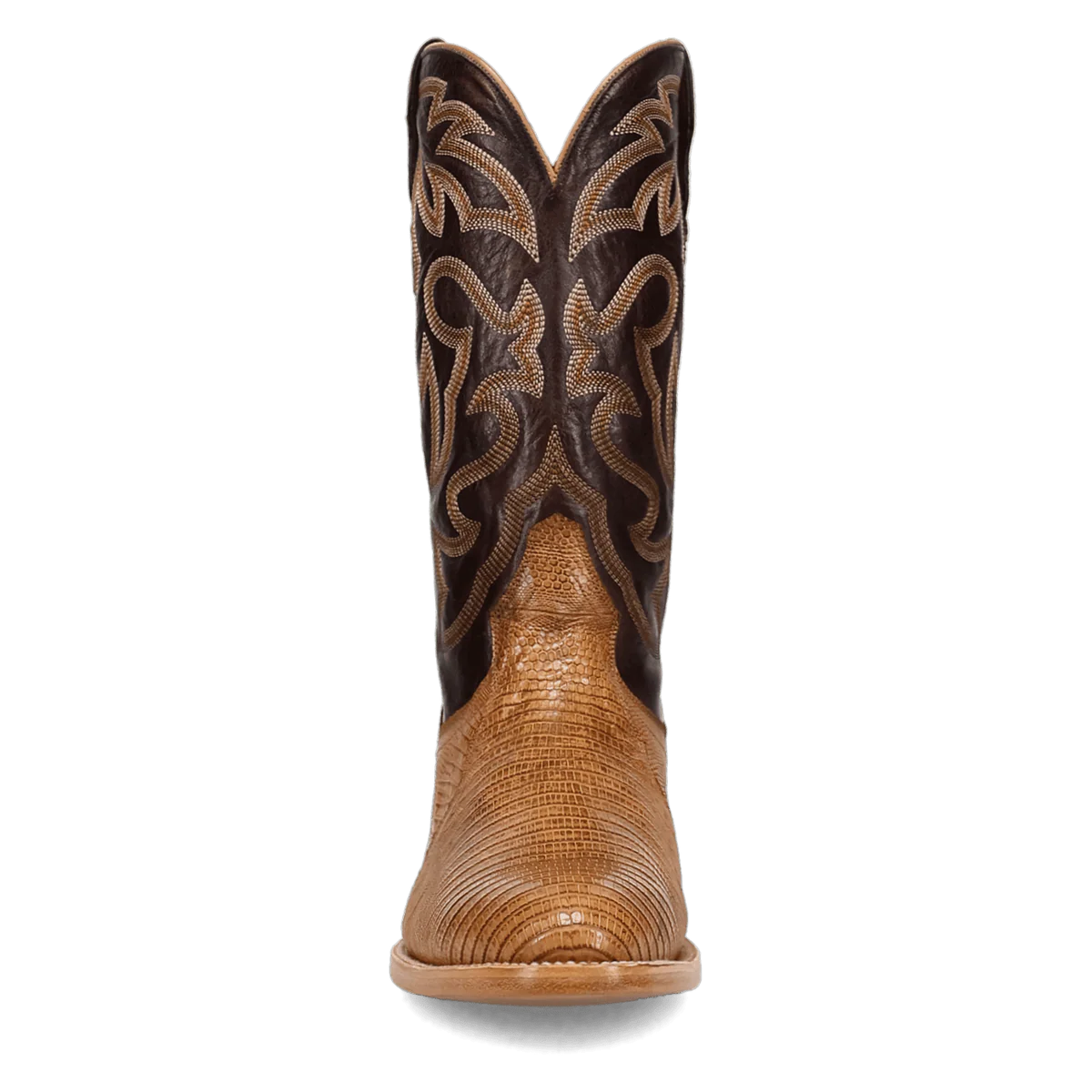 Dan Post Men's Spurline Teju Lizard Boot in Honey