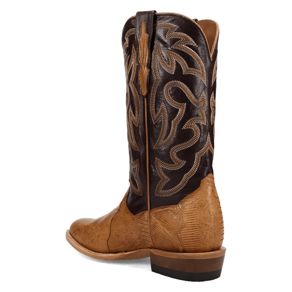 Dan Post Men's Spurline Teju Lizard Boot in Honey