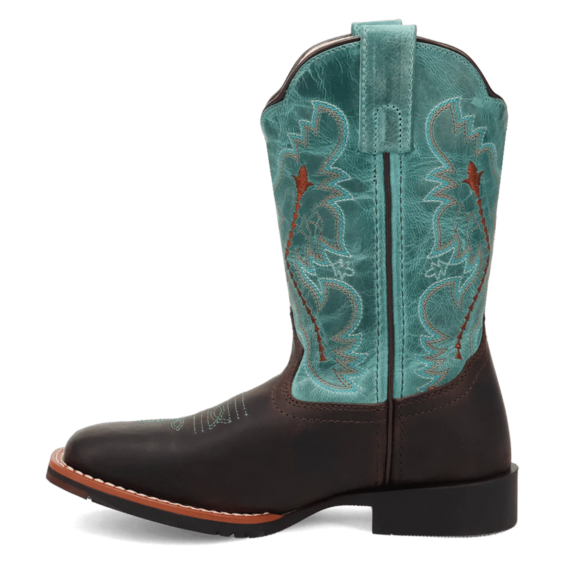 Dan Post Girl's Salina Western Boot in Chocolate Brown