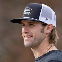 Hooey "Cactus Ropes" Rope Trucker Hat in Black