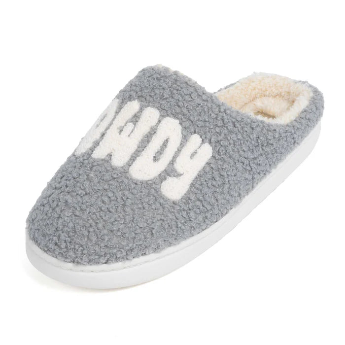 Blazin' Roxx Women's Howdy Slide Slippers in Dusty Blue