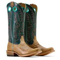 Ariat Women's Futurity Boon Western Boot in Caramelized/Pursuit of Teal