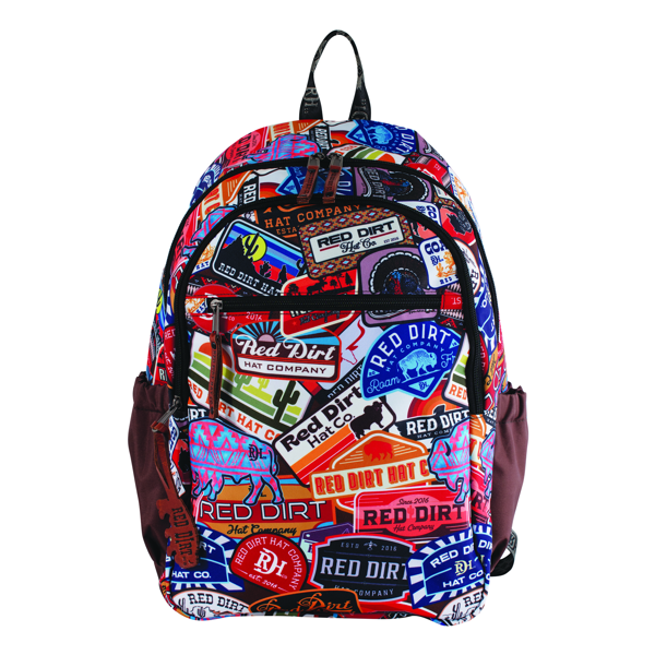 Red Dirt Hat Co Backpack in Patch Match Up