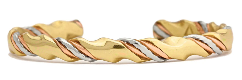 Sergio Lub Copper, Silver, and Brass Bracelets