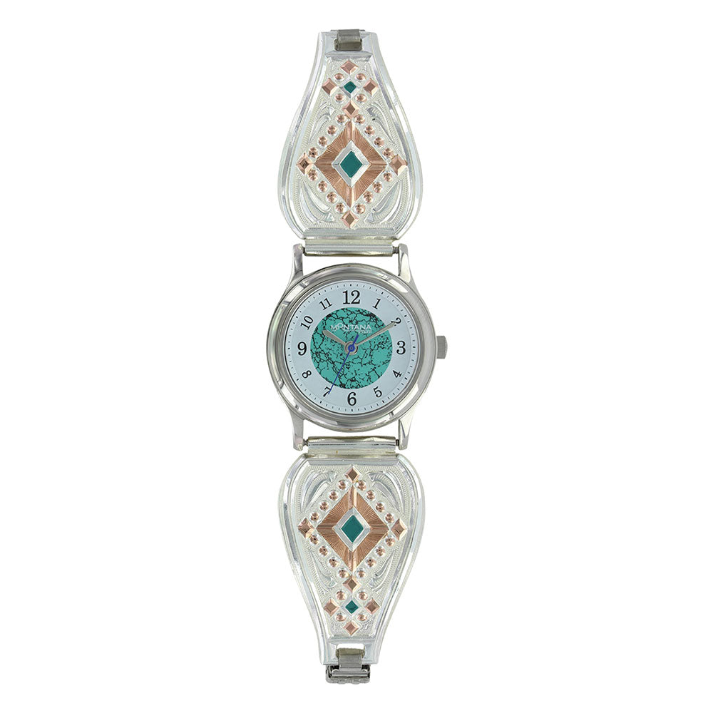 Montana Silversmith Two Tone Southwestern Beats Expansion Watch