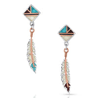 Montana Silversmiths American Legends Feather Earrings