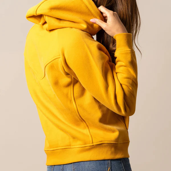 Kimes Ranch Women's Ella Western Hoodie in Yellow Ochre
