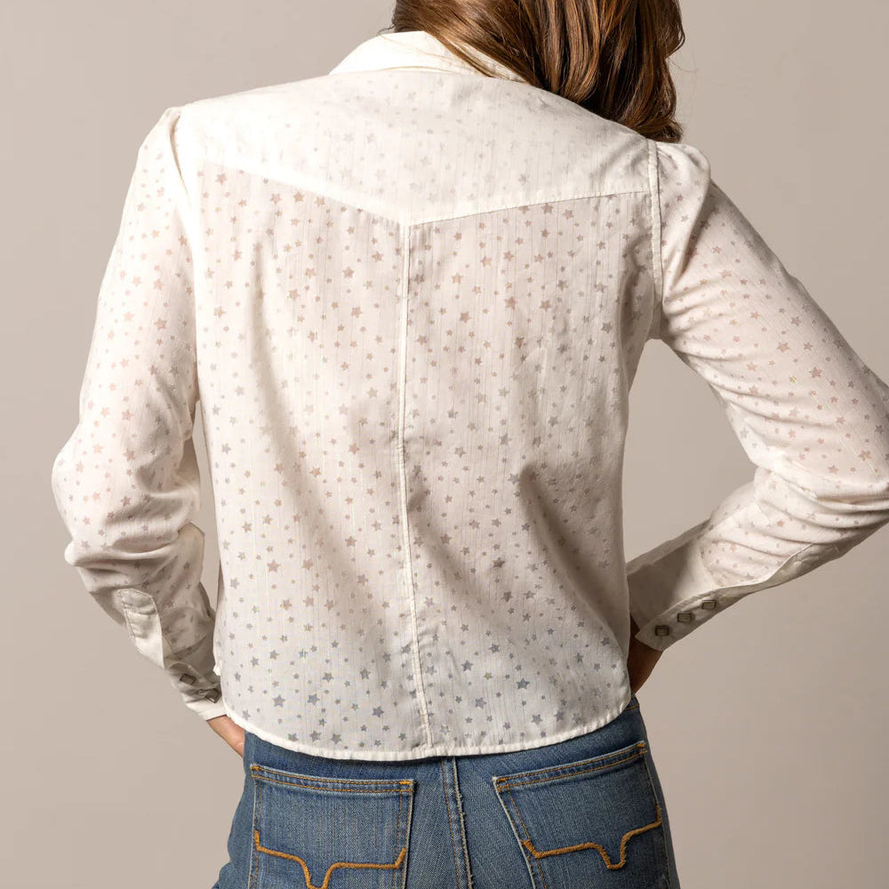 Kimes Ranch Women's L/S Etoile Western Snap Shirt in Pristine