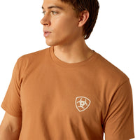 Ariat Men's Horizon Oasis Graphic T-Shirt in Chipmunk