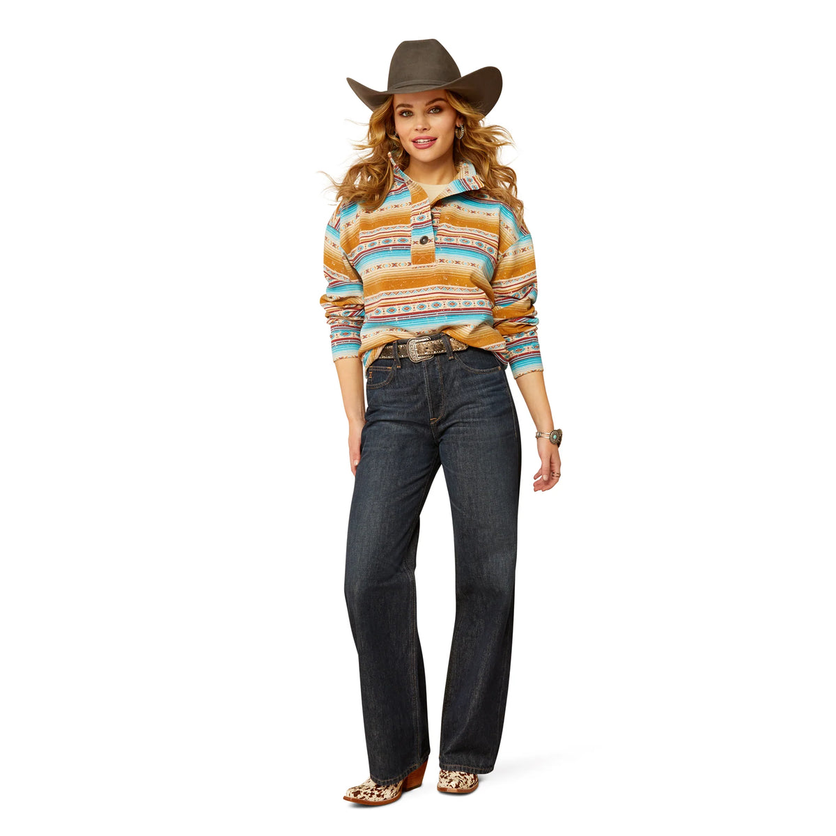 Ariat Women's Hometown Sweatshirt (Available in Regular & Plus Sizes)