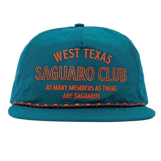Sendero Provisions Co. Men's "Texas Saguaro Club" Snapback in Green
