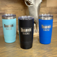 BRANDED 20 oz. Insulated Tumbler (3 Colors Available)