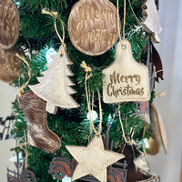 Cowhide and Embossed Leather Ornaments