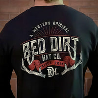 Red Dirt Hat Co. "Antlers" Long Sleeve T-Shirt