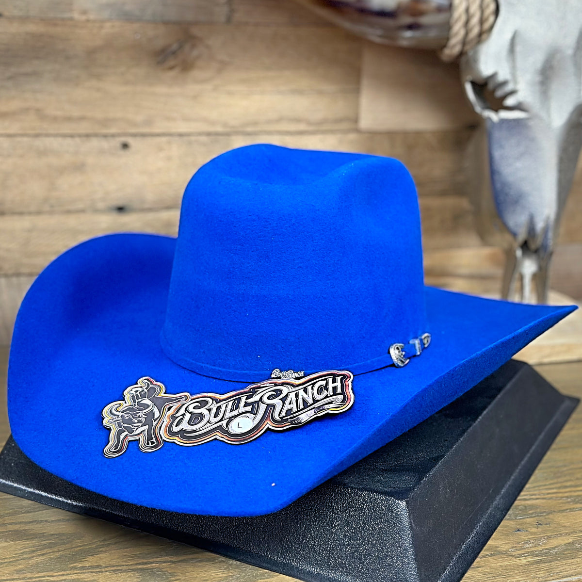 Bull Ranch Women's Royalty Royal Blue Wool Felt Hat