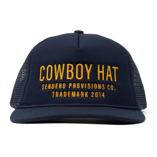 Sendero Provisions Co. "Cowboy Hat" Snapback Hat in Navy