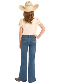 Rock & Roll Denim Girl's Trouser Jeans in Medium Wash