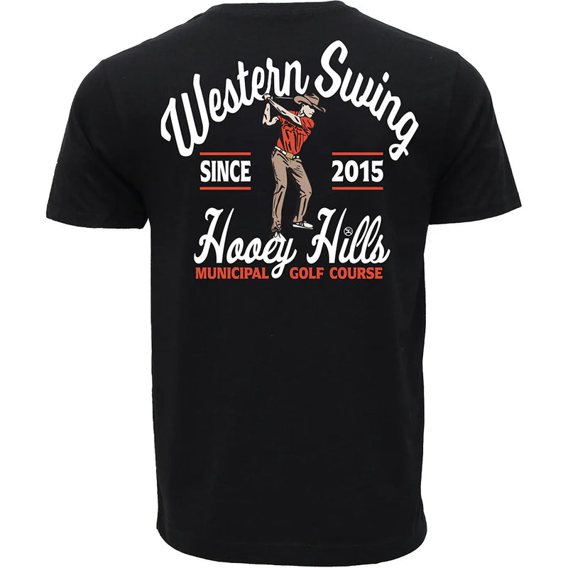 Hooey Men's Cowboy Swing Graphic Tee in Black