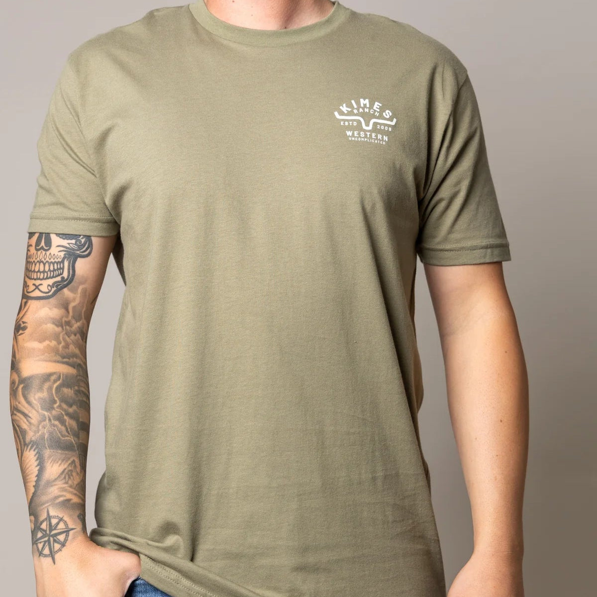 Kimes Ranch Grandview T-Shirt in Light Olive
