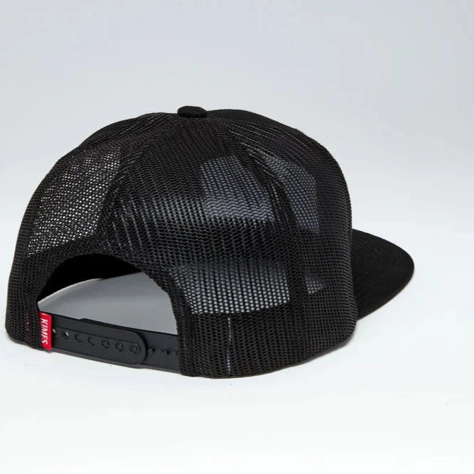 Kimes Ranch Roy Trucker Cap in Solid Black