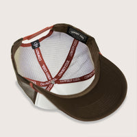 Cowboy Cool "Bigfoot Hoedown" Foam Rope Trucker Hat in White & Brown