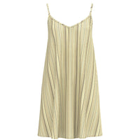 Hooey Women's Paraiso Spaghetti Strap Dress in Cream/Stripe