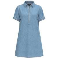 Hooey Women's Denali Denim Chambray Dress in Denim Blue