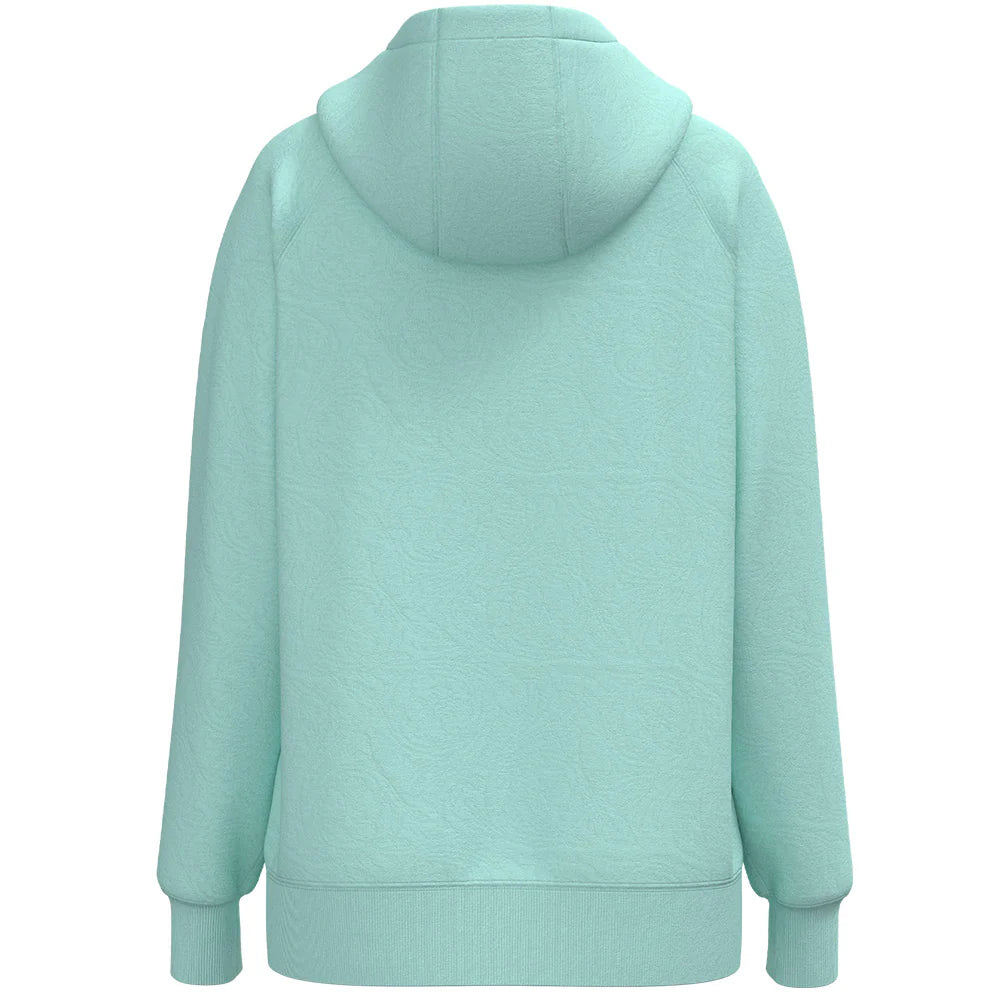 Hooey Women's "Concho" Hoodie in Aqua
