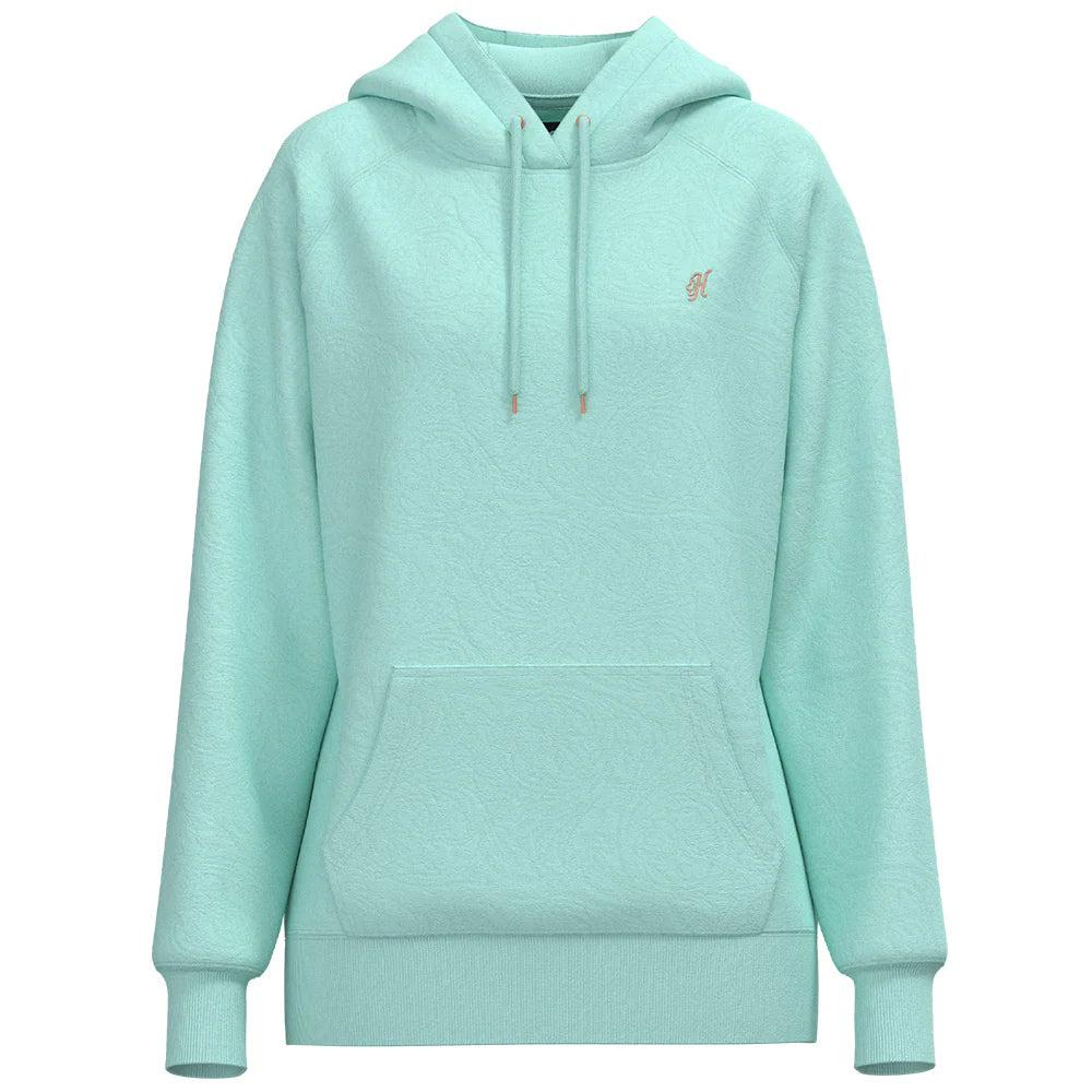Hooey Women's "Concho" Hoodie in Aqua