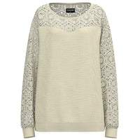 Hooey Women's L/S "Stallion Crew" Pullover in Cream