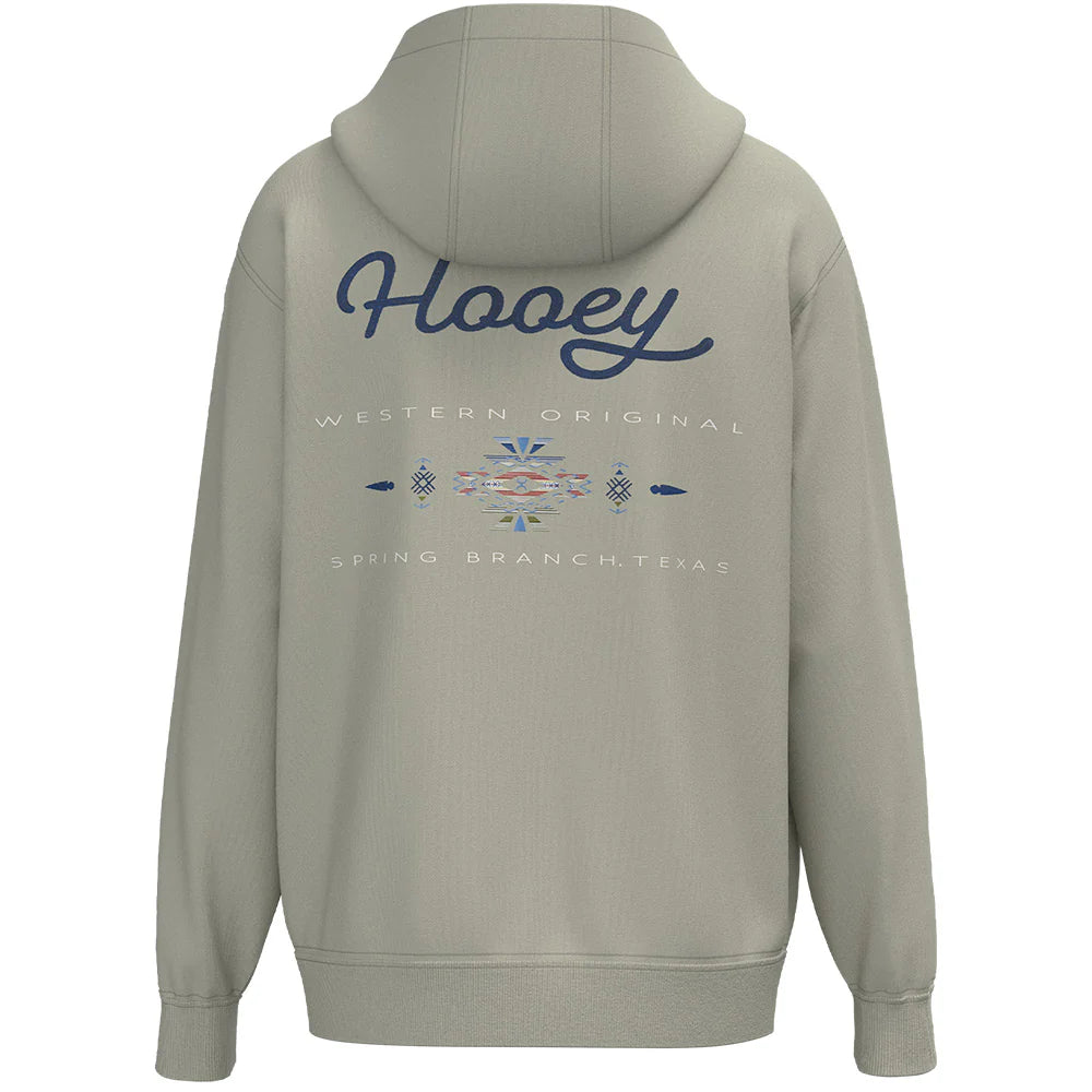 Hooey Men's "Peyote" Hoodie in Fog Green