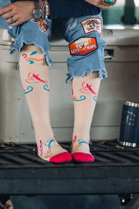 Lucky Chuck Women's Keep The Faith Performance Boot Socks