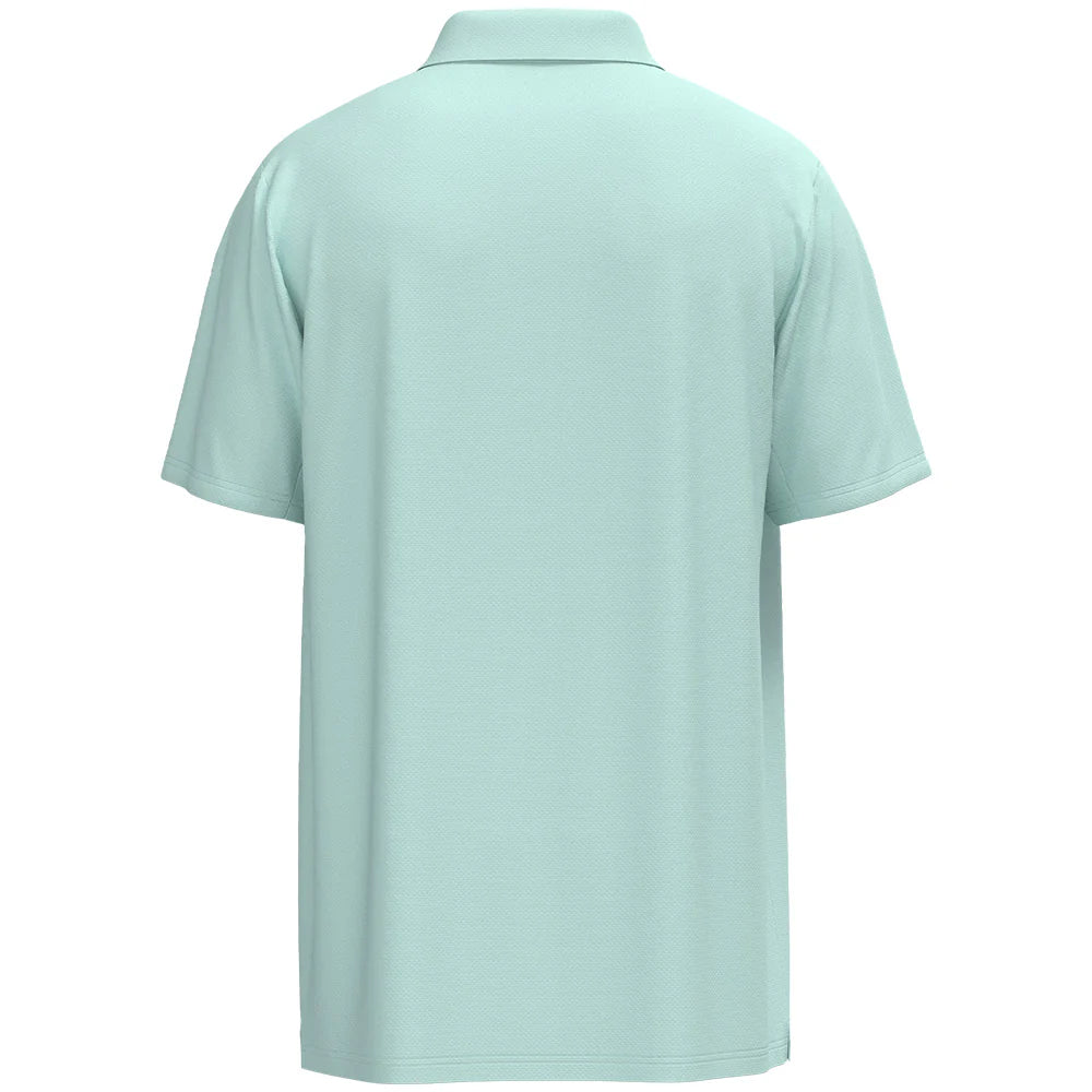 Hooey Men's "The Drive" Short Sleeve Polo in Aqua